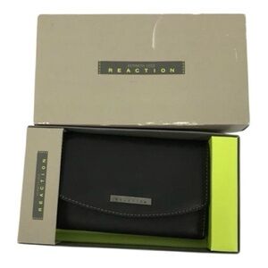NWT Kenneth Cole Reaction Black Wallet | New in Box